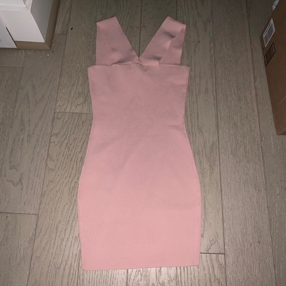 LF Seek the label bandage dress. Light pink - Picture 6 of 7